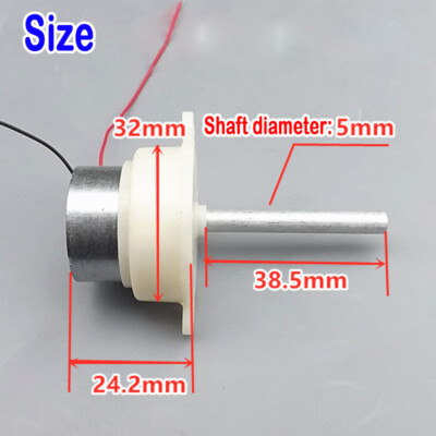 Mini 300 Gear Motor DC 6V-12V 10RPM Slow Speed Long Shaft Reversal DIY Toy Stage