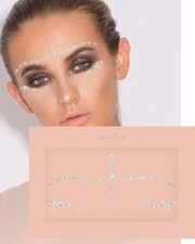 Gwen Silver Bindis   Crystal Indian Bindi Face Jewels Gold Silver Bridal