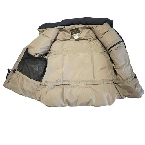 Vintage Eddie Bauer Vest Mens M Blue Goose Down Quilted Puffer Flap Pockets USA - Picture 5 of 15