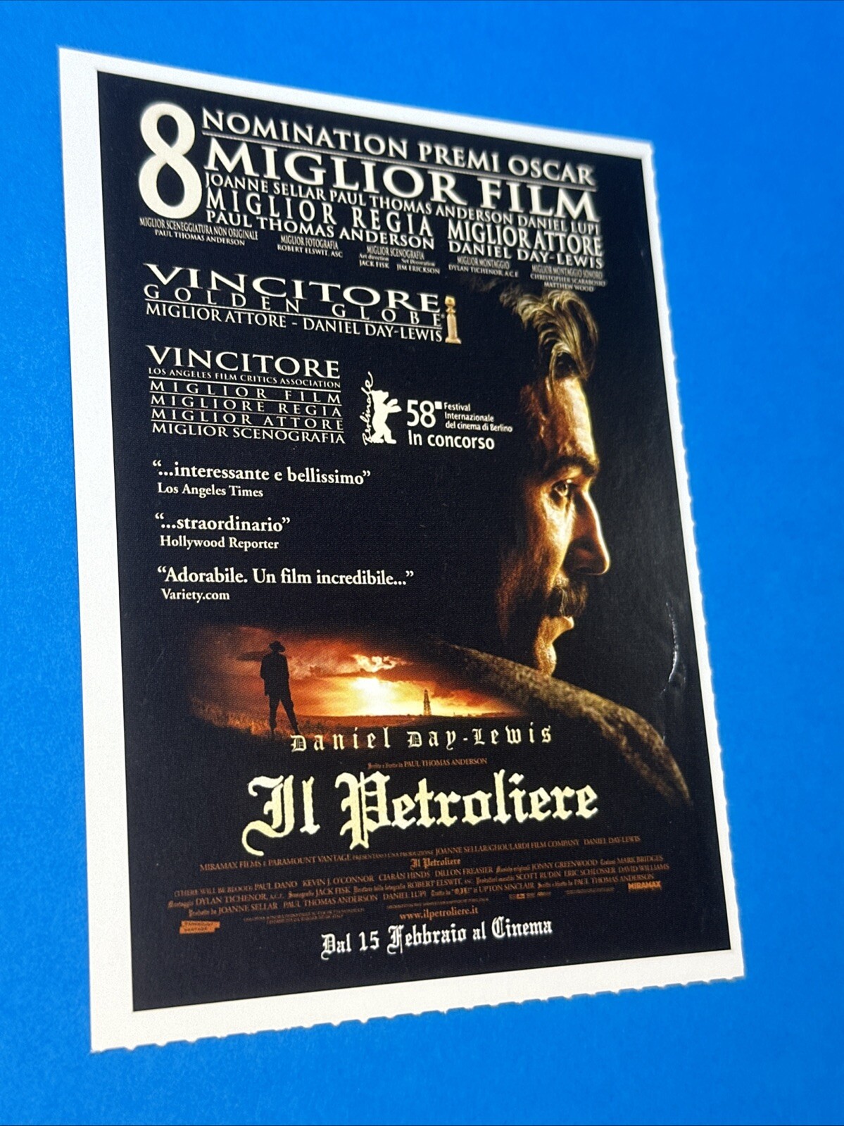IL PETROLIERE - Poster - Mini locandina ciak - FILM POSTCARD - COLLEZIONE