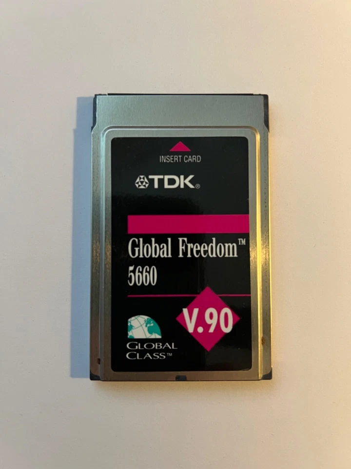 TDK Global Freedom 5660 - Fax/modem plug-in module - PC Card - GSM, AMPS 56Kbps  - Image 2 of 4