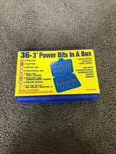 Best Way Tools Insert Bit Set Hex, Phillips, Slotted, Square, Torx 36 Piece Frac