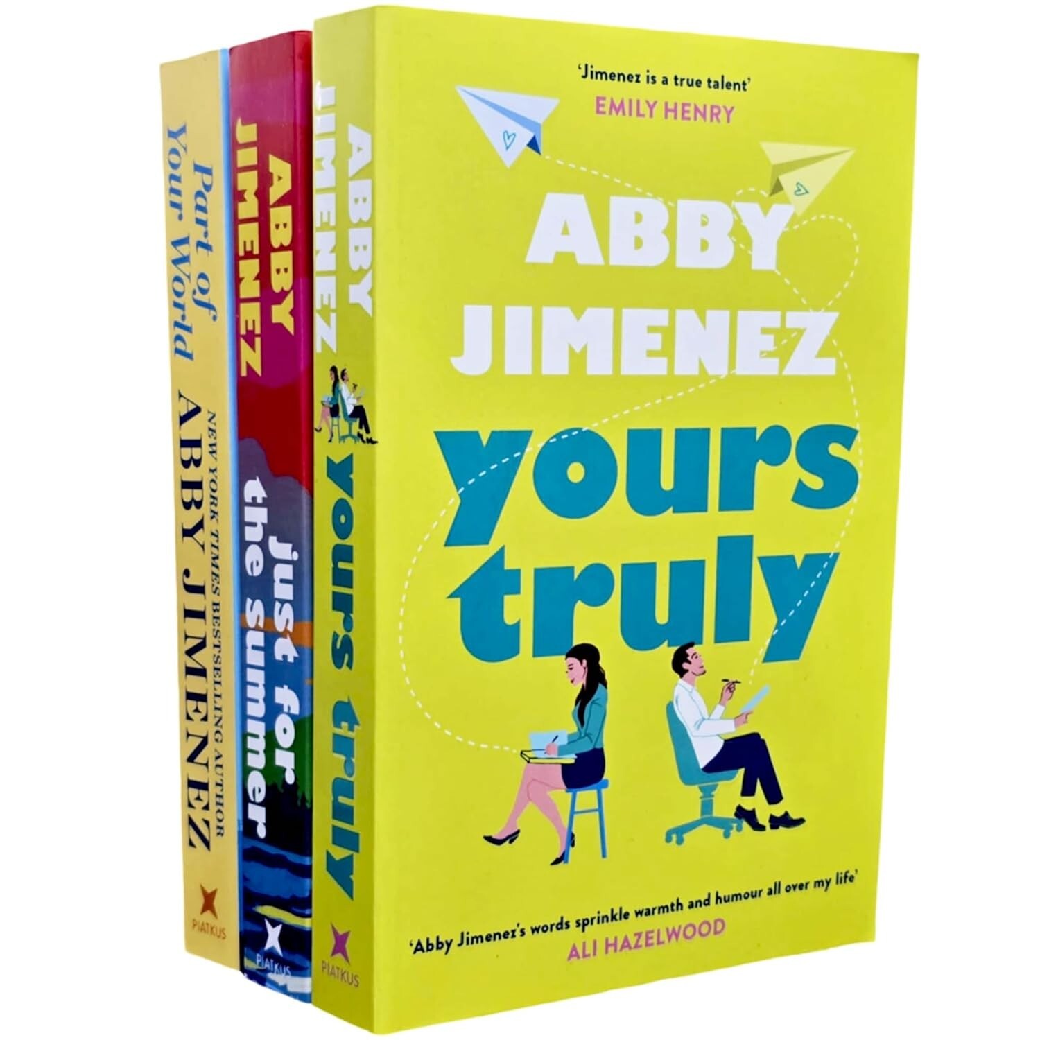 Abby Jimenez 3 Books Collection Set Part of Your World,Yours Truly, Just For Sum