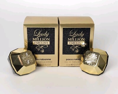 Paco Rabanne Lady Million Fabulous 10 ml Eau de Parfum Intense Miniaturen 2x 5ml