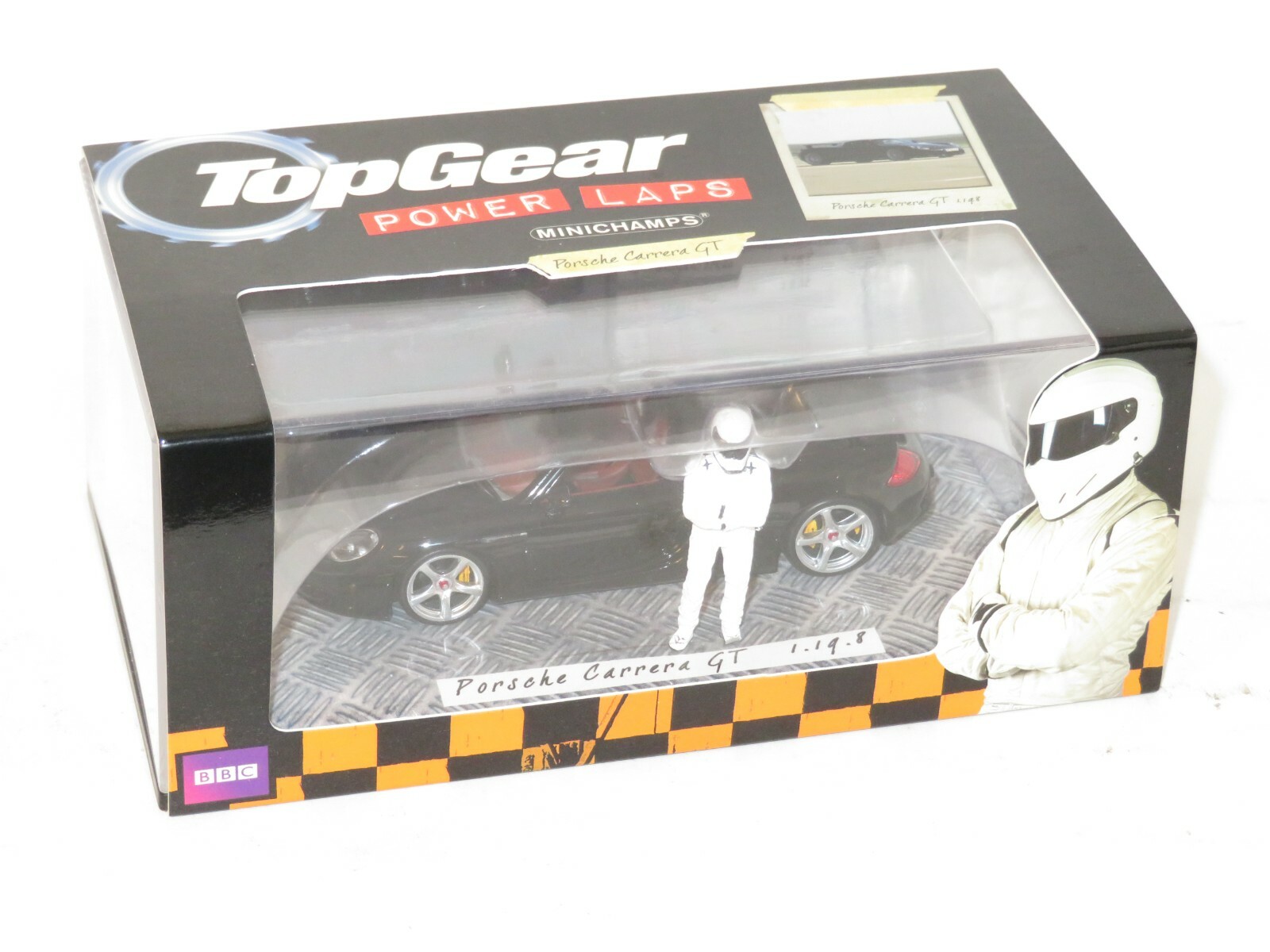 1/43 Top Gear Power Laps with the Stig (figure) Porsche Carrera GT
