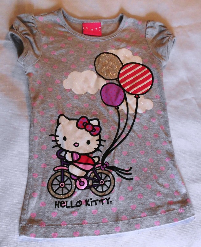Girls Gray Hello Kitty Shirt size 5