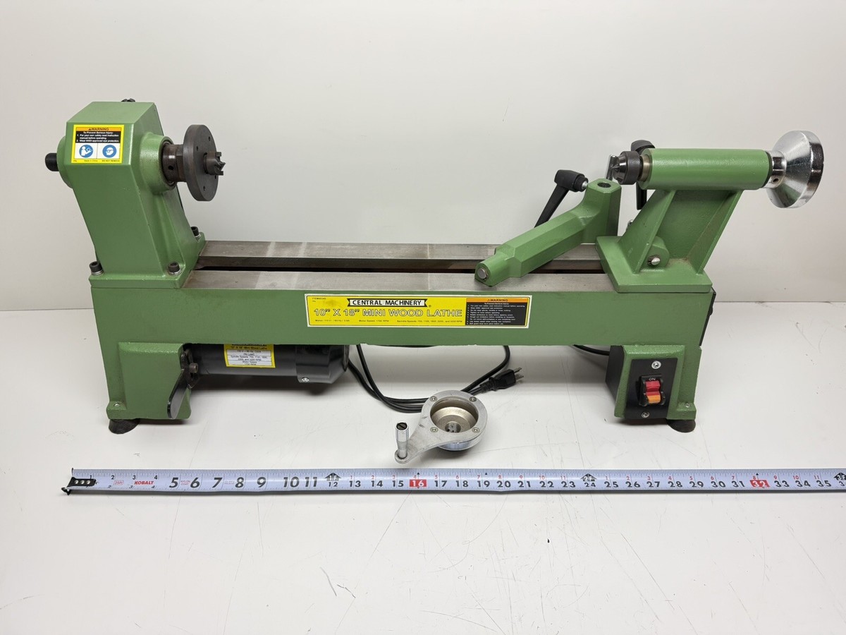 Valor　バーラー　L210　小型　Made in ENGLAND　ビンテージ Central Machinery 10” x 18” Mini Wood Lathe Motor: 110V 3.6A
