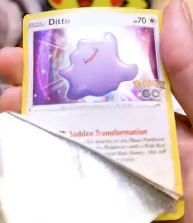 Ditto Bidoof JAPANESE HOLO PEEL card 060/071 Sword & Shield