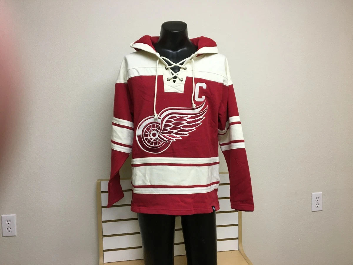 47 Brand Red Wings Superior Lacer Hood Red