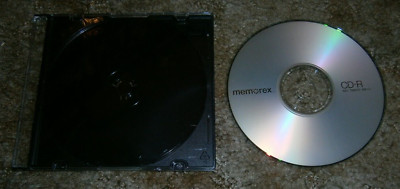 2x MEMOREX CD-R discs (52x 700 MB) with CD slipcases **NEW**