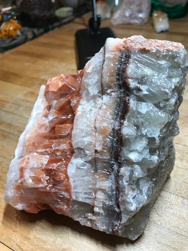 Multicolored Calcite Crystal Mineral Gemstone Medium Natural Rock Specimen 005 - Picture 2 of 12