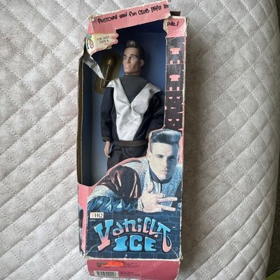 1991 Vintage Vanilla Ice Action Figure Doll THQ *missing Shoes*