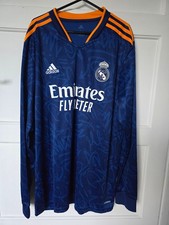 Real Madrid Football Shirt Jersey 2021/22 Away L Champions League
