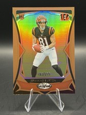 2024 Panini Prizm Certified Jermaine Burton RC Gold Mirror /275 Bengals #158