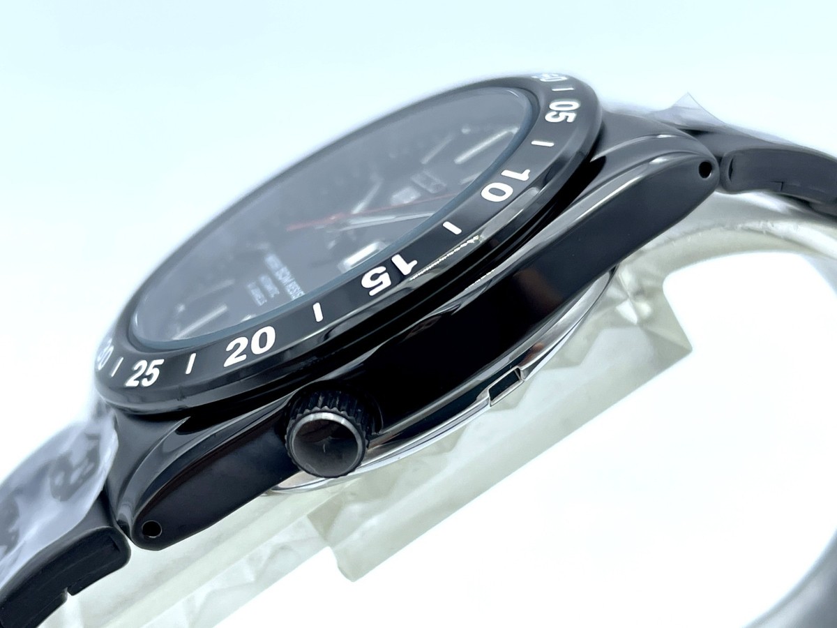 New SEIKO 5 Automatic Watch All Black DAY DATE 7S26-02T0