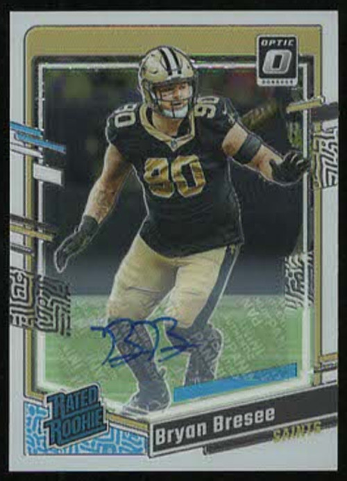 2023 Donruss Optic BRYAN BRESEE "RATED ROOKIE" Autograph Rookie Auto RC #012/199