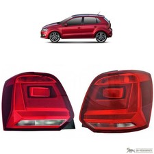 Depo / TYC Heckleuchten rauchgrau SET passt für VW Polo V (6C1) ab 14-17