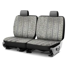 For Dodge Durango 06 Saddleman Saddle Blanket 3rd Row Gray Custom Seat Covers