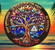 🔥3 Year AA Sobriety Coin, Super 3D Alcoholics Anonymous Token Three Years Sober