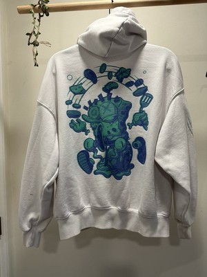 Men s / Unisex M | H&M x Nickelodeon SpongeBob Zombie Slime Graphic Hoodie