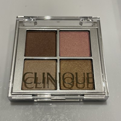 Clinique All About Shadow Quad - Strawberry Fudge Duo (Gold Rush/Daybreak) Quad
