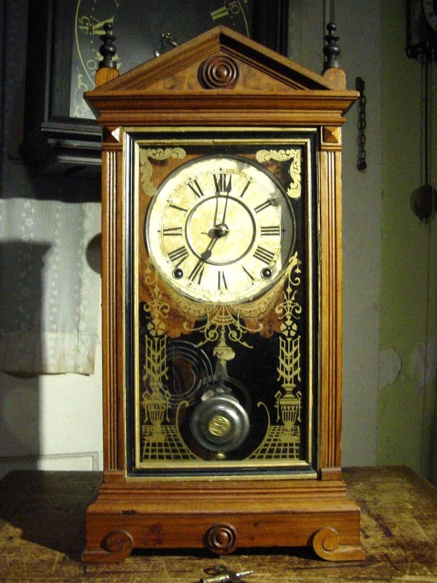 Victorian 1850-1899 Time Period Manufactured Collectible Clocks