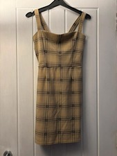 I Saw It First Beige and Black check mini dress, size 6