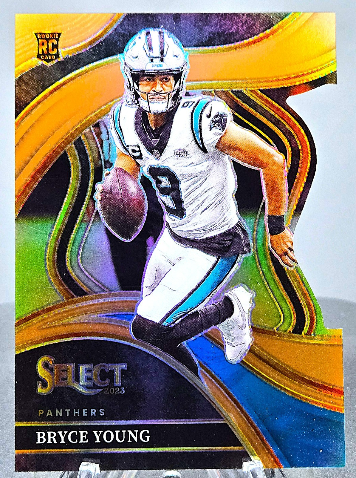 2023 PANINI SELECT BRYCE YOUNG CLUB LEVEL DIE-CUT COPPER PRIZM ROOKIE /299 RC