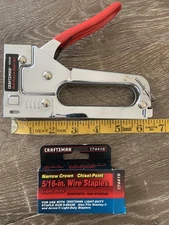 Craftsman Multi-Purpose Staple Gun Stapler Tool 9-68428/Works Great /+Box Staple