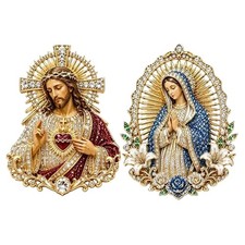 Sacred Heart of Jesus Brooch, Catholic Lapel Pin Inspirational Gift for Women Me