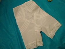 Rago Of New York 6209 High Waist Thigh Body Shaper Girdle White Size S/26 USA