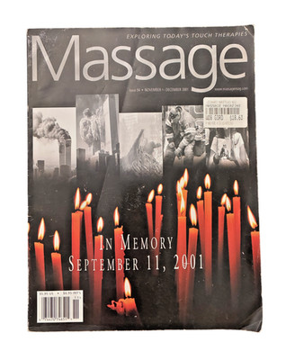Magazin Massage Magazine Ausgabe 94 November Dezember 2001 Sonderausgabe 9/11
