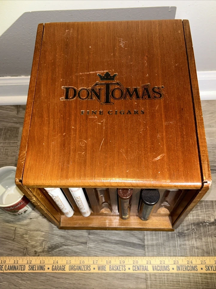 Vintage Don Thomas Cigar Box Dealer Display Case RARE - AS IS! 10x12” - Image 3 of 4