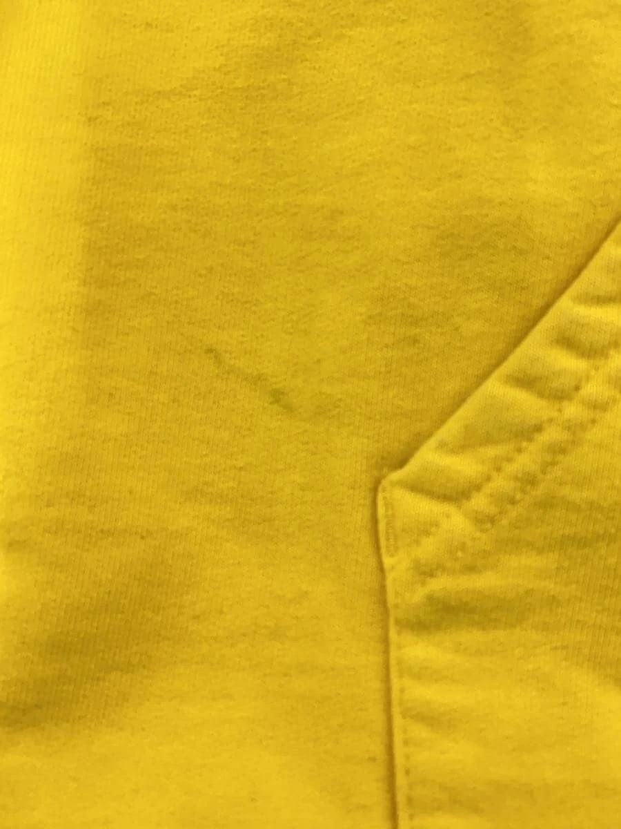 Supreme Felpa con Cappuccio L Cotone YLW Tinta Unita