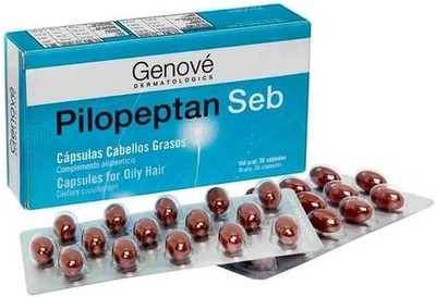 Genové Pilopeptan Seb 30 Capsules Hair & Scalp Support Supplement Strengthening