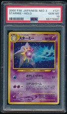 Starmie Pokemon 2000 Holo Neo 3 Revelation Japanese 121 PSA 10