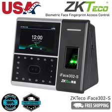 ZKTeco iFace302-S Biometric Face Fingerprint Time Attendance Access Control