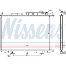 Radiateur Nissan PICK-UP