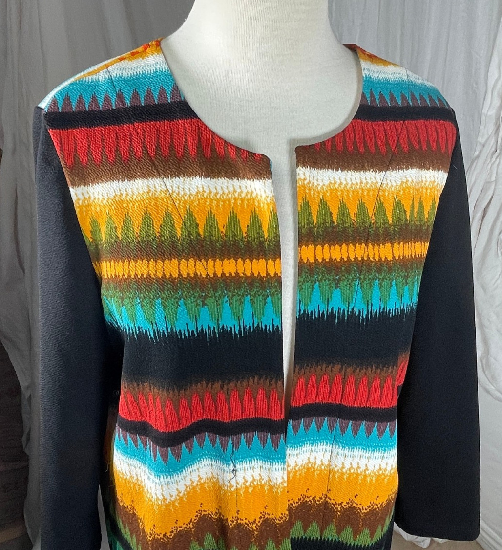 Travel Elements Womens Jacket Large Southwestern … - image 22