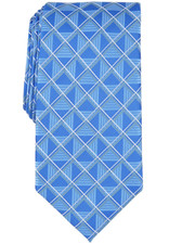 Perry Ellis Men Karmen Grid Tie Blue