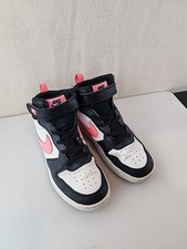 Nike Court Borough Mid 2 Black/Sunset Pulse- White CD7783-005 Size 3Y