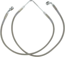 Drag Specialties 1741-1783 Standard Length Front Stainless Steel Brake Line K...