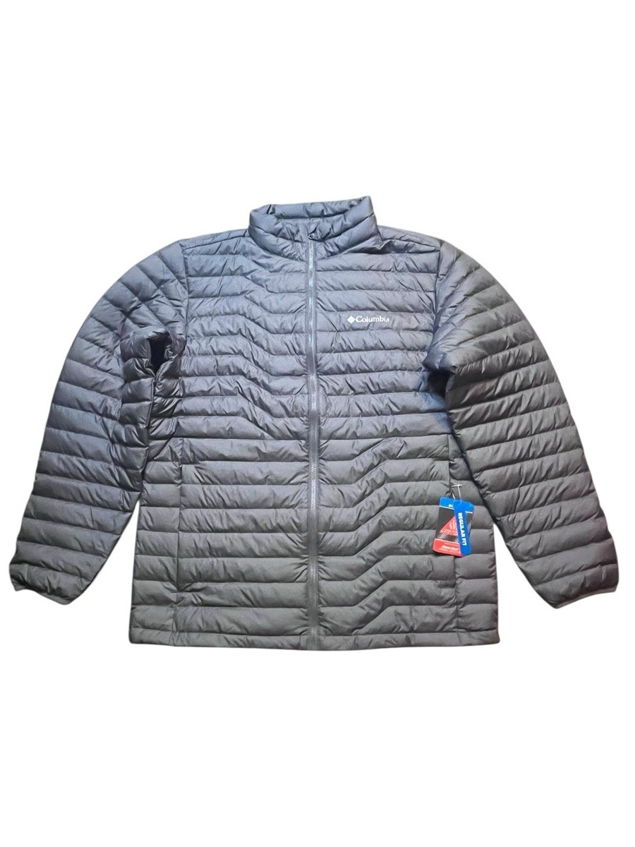 Columbia Men's Large Woodrose Crest Omni-Heat Down Jacket Zipper