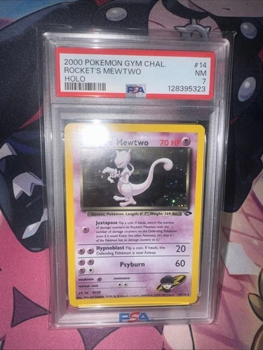 Pokémon TCG Rockets Mewtwo Gym Challenge PSA 7 #14 NM Near Mint