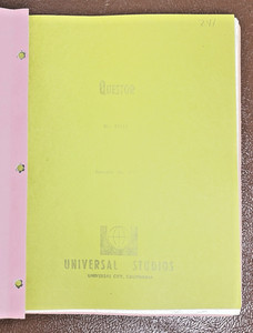QUESTOR (1973) Stories and Series Concept by Gene Roddenberry. Reprint 1976