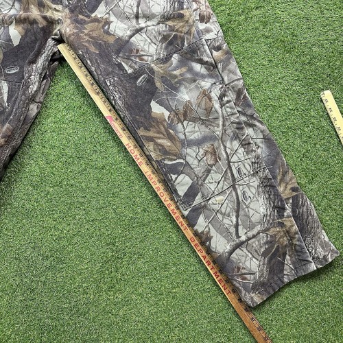 Carhartt Camo Bib Overalls Mens 42X32 Quilt Lined R43 Double Knee Realtree - Picture 9 of 16