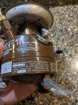 Coleman Peak 1 model 400 campstove top 6-79 | eBay