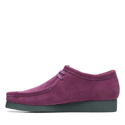 Clarks Originals Hombre Wallabee Púrpura/Verde Gamuza 26168860 - Imagen 5 de 7