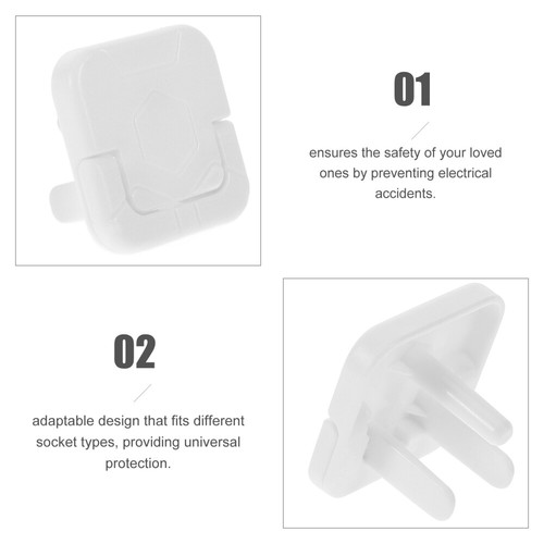 20 Pcs Power Socket Protective Cover Baby Child Proof Outlet Protector Covers - Picture 4 of 12