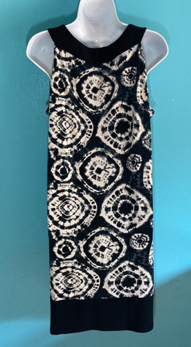 Tiana B Womens Size L Pullover Tank Ikat Dress Summer Travel Wrinkle Free Midi - Picture 3 of 7